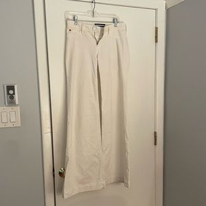 Hudson white jeans, low rise, wide leg, size 27, perfect condition